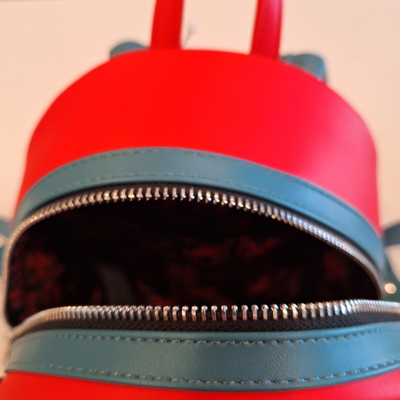 NWT Loungefly Miles Morales Backpack with Lenticular Image in Red and Blue - Picture 6 of 9